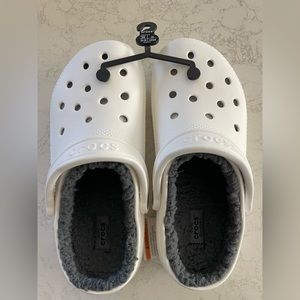 Classic Lined White Crocs